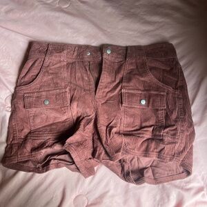 Indigo Rising Ribbed Jean Shorts • Size 7